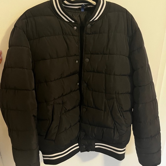 Black Bomber Jacket - Picture 1 of 2